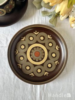アンティーク雑貨 アンティーク食器 デンビー社(DENBY)のビンテージ食器、手描きされた絵が可愛いプレート