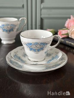 アンティーク雑貨 アンティーク食器 イギリスから届いたビンテージのカップ&ソーサー、DUCCESS(ダッチェス)Lichfieldのトリオ